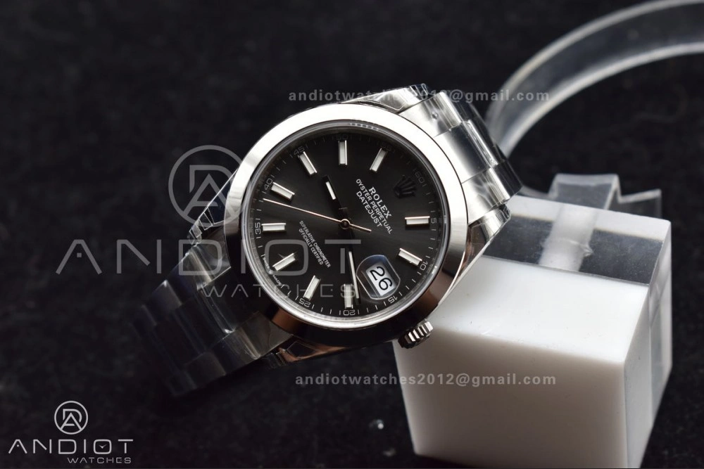 DateJust 41 126330 904L SS VSF 1:1 Best Edition Rhodium Grey Dial On Oyster Bracelet VS DailyWear 597