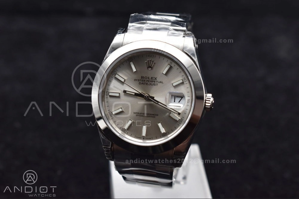 DateJust 41 126330 904L SS VSF 1:1 Best Edition Silver Dial on Oyster Bracelet VS Sleek 593
