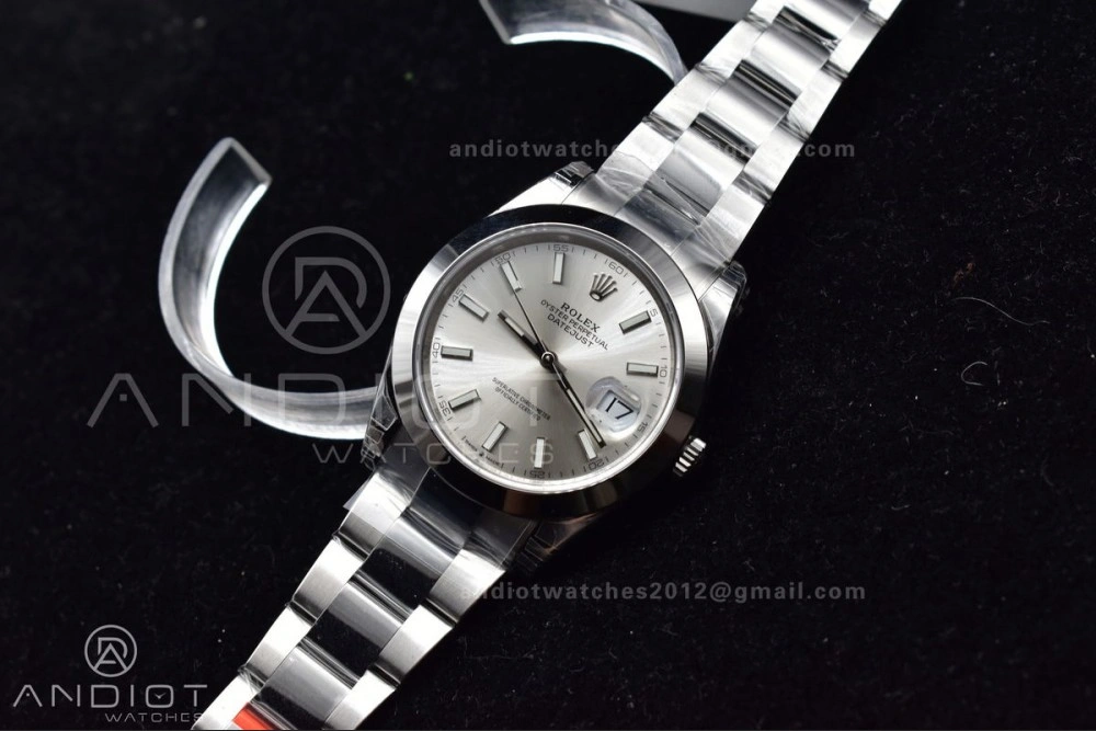 DateJust 41 126330 904L SS VSF 1:1 Best Edition Silver Dial on Oyster Bracelet VS Sleek 593