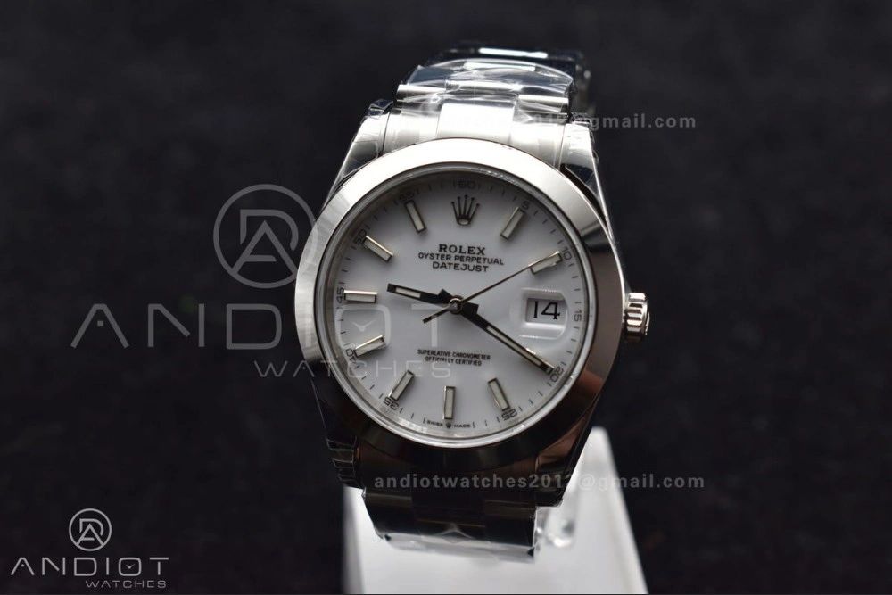 Reliable DateJust 41 126330 904L SS VSF 1:1 Best Edition White Dial on Oyster Bracelet VS 594