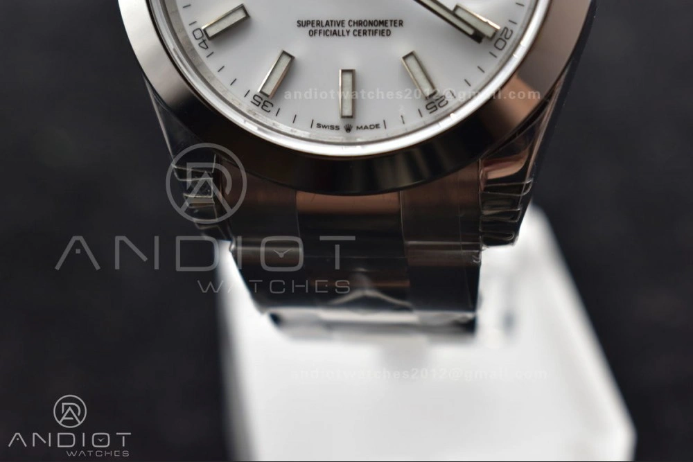 Reliable DateJust 41 126330 904L SS VSF 1:1 Best Edition White Dial on Oyster Bracelet VS 594