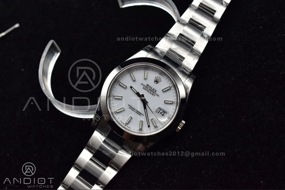 Reliable DateJust 41 126330 904L SS VSF 1:1 Best Edition White Dial on Oyster Bracelet VS 594