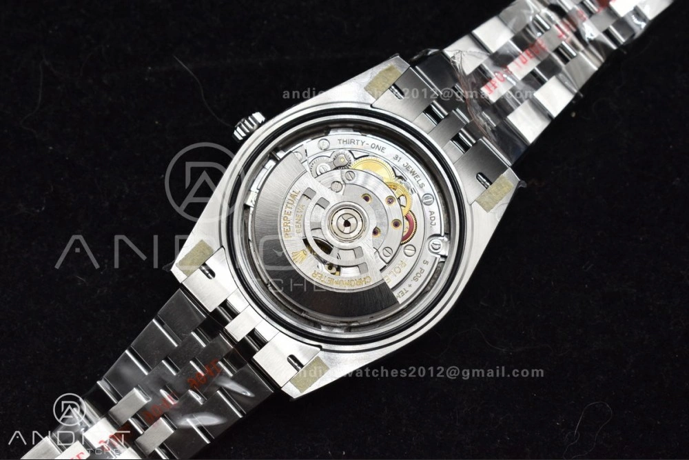 DateJust 41 126330 Wimbledon 904L SS ARF 1:1 Best Edition Gray Dial Green Roman On Jubilee Bracelet Vr Vibrant 589