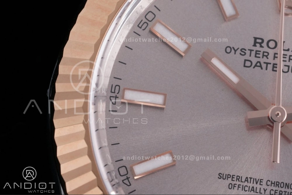 ZeroBulk DateJust 41 126331 Clean 1:1 Best Edition 904L Steel Champagne Dial on SS RG Jubilee Bracelet SH 595