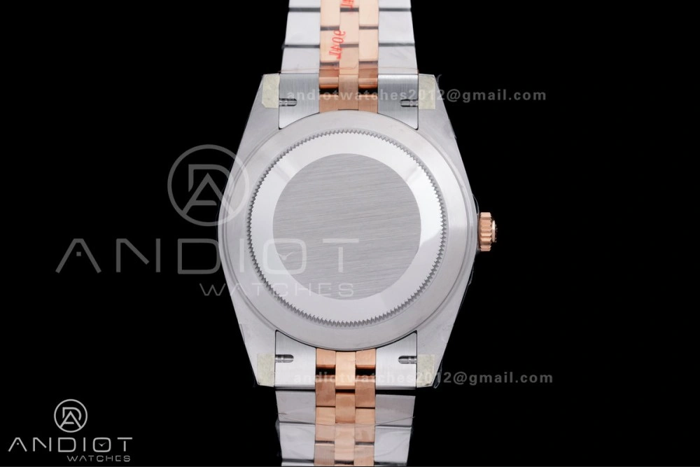 ZeroBulk DateJust 41 126331 Clean 1:1 Best Edition 904L Steel Champagne Dial on SS RG Jubilee Bracelet SH 595