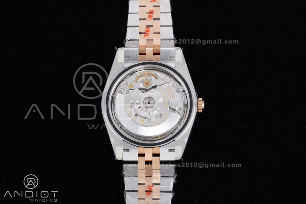 DateJust 41 126331 Clean 1:1 Best Edition 904L Steel RG Diamonds Dial on SS RG Jubilee Bracelet SH HighPerformance 591