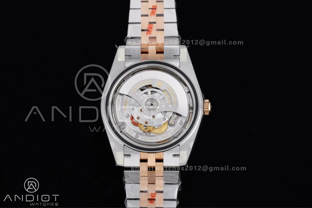 DateJust 41 126331 Clean 1:1 Best Edition 904L Steel RG Diamonds Dial on SS RG Jubilee Bracelet SH HighPerformance 591