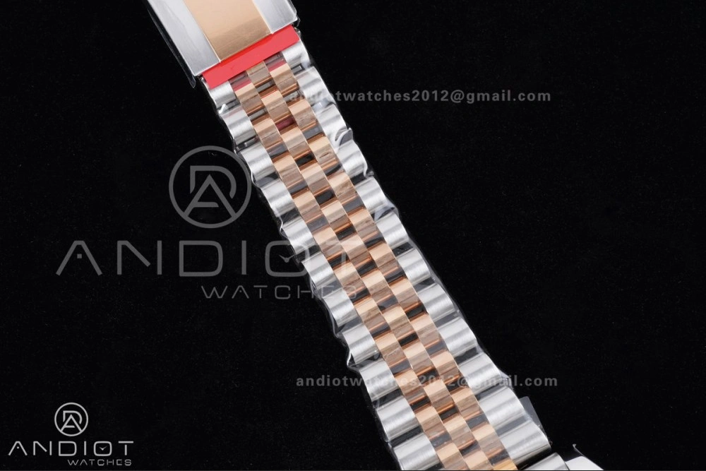 DateJust 41 126331 Clean 1:1 Best Edition 904L Steel RG Diamonds Dial on SS RG Jubilee Bracelet SH HighPerformance 591