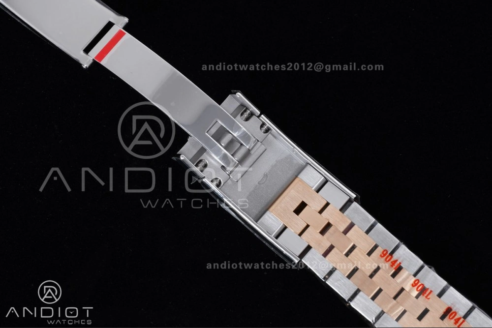 DateJust 41 126331 Clean 1:1 Best Edition 904L Steel RG Diamonds Dial on SS RG Jubilee Bracelet SH HighPerformance 591