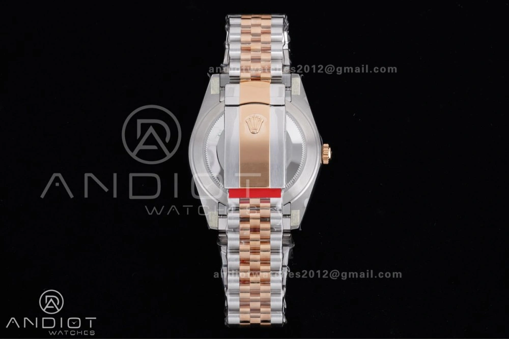 DateJust 41 126331 Clean 1:1 Best Edition 904L Steel RG Diamonds Dial on SS RG Jubilee Bracelet SH HighPerformance 591