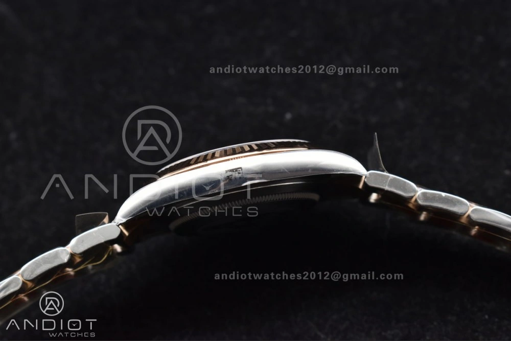 GoodFit DateJust 41 126331 Clean 1:1 Best Edition 904L Steel RG Diamonds Dial on SS RG Jubilee Bracelet VR 601