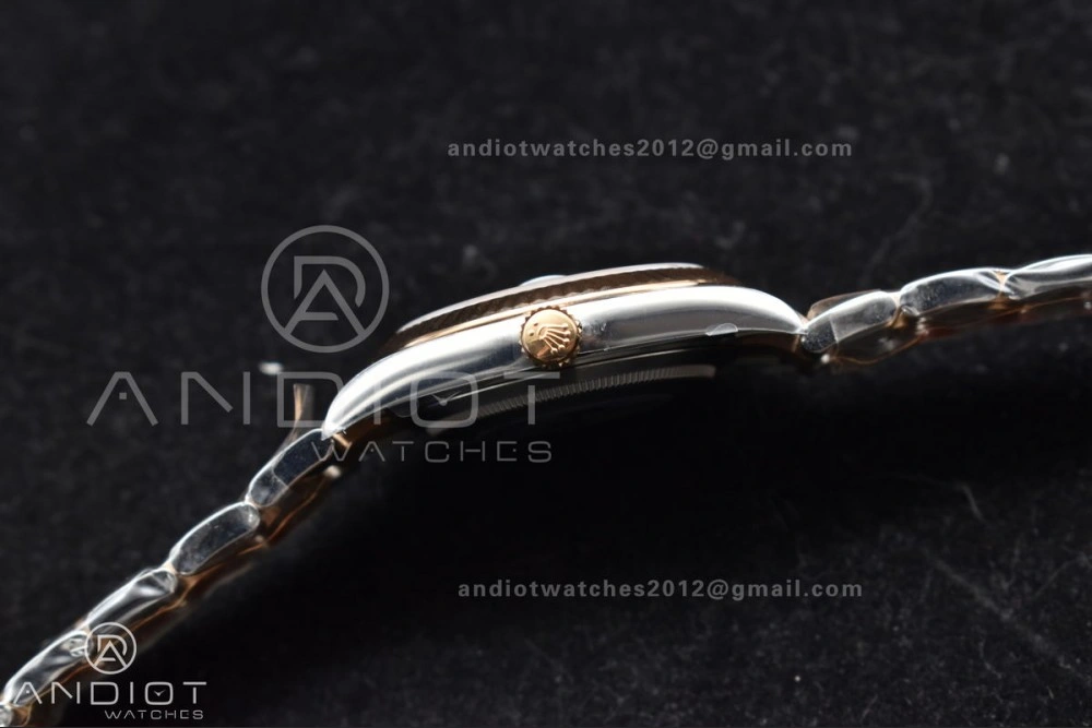 DateJust 41 126331 Clean 1:1 Best Edition 904L Steel White MOP Diamonds Dial RG on Jubilee Bracelet VR EasyMatch 610