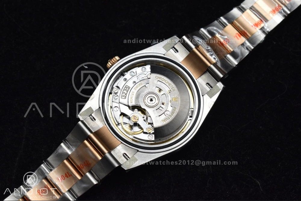DateJust 41 126331 Clean 1:1 Best Edition 904L Steel White MOP Diamonds Dial RG on Jubilee Bracelet VR EasyMatch 610