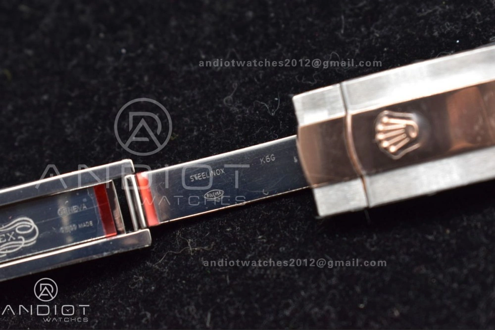 DateJust 41 126331 VSF 1:1 Best Edition 904L Steel Brown Dial on SS RG Jubilee Bracelet VS ZipUp 411