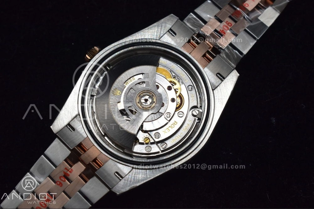DateJust 41 126331 VSF 1:1 Best Edition 904L Steel Brown Dial on SS RG Jubilee Bracelet VS ZipUp 411