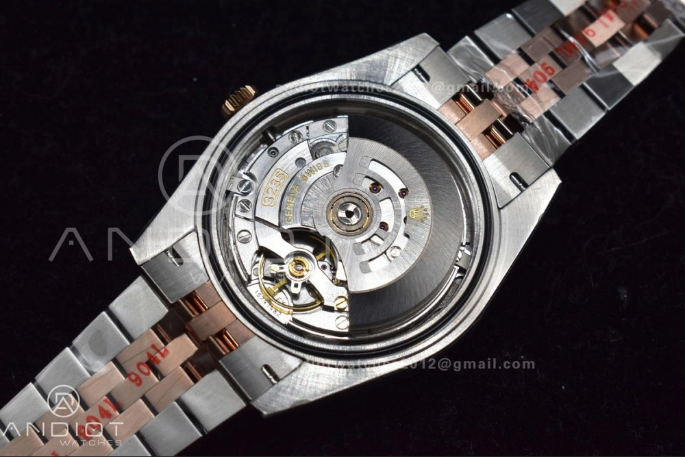 DateJust 41 126331 VSF 1:1 Best Edition 904L Steel Brown Dial on SS RG Jubilee Bracelet VS ZipUp 411