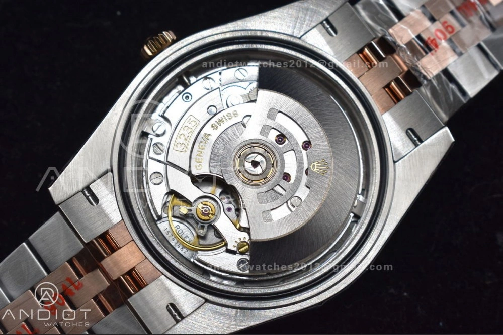 DateJust 41 126331 VSF 1:1 Best Edition 904L Steel Brown Dial on SS RG Jubilee Bracelet VS ZipUp 411