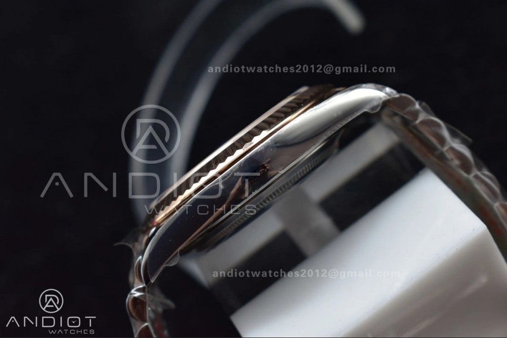 DateJust 41 126331 VSF 1:1 Best Edition 904L Steel Rose Gold Dial On SS RG Jubilee Bracelet VS WellDesigned 397
