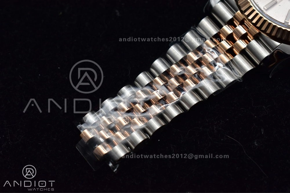 DateJust 41 126331 VSF 1:1 Best Edition 904L Steel Rose Gold Dial On SS RG Jubilee Bracelet VS WellDesigned 397
