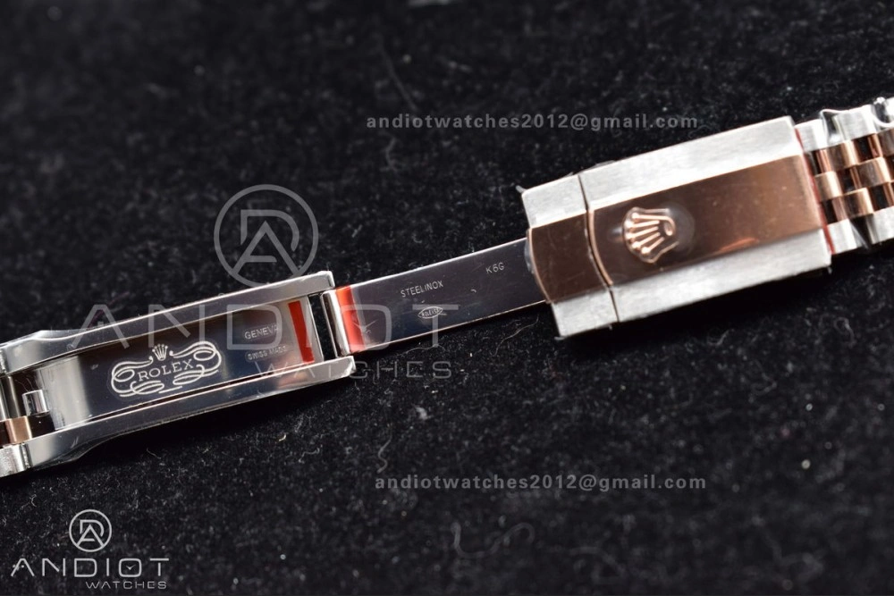 DateJust 41 126331 VSF 1:1 Best Edition 904L Steel Rose Gold Dial On SS RG Jubilee Bracelet VS WellDesigned 397