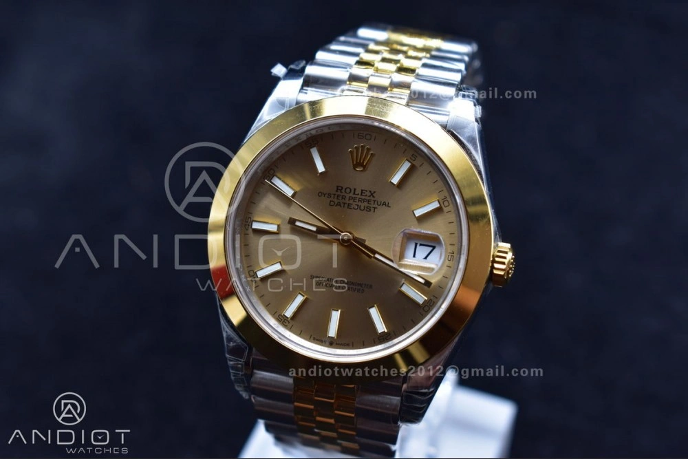 TravelReady DateJust 41 126331 VSF 1:1 Best Edition 904L Steel Yellow Gold Dial On SS YG Jubilee Bracelet VS 396