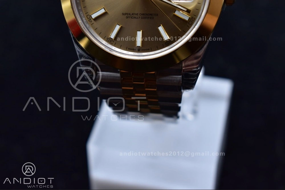 TravelReady DateJust 41 126331 VSF 1:1 Best Edition 904L Steel Yellow Gold Dial On SS YG Jubilee Bracelet VS 396