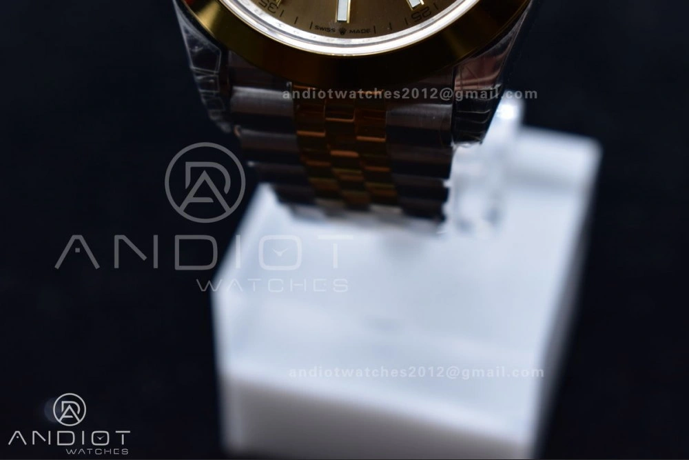 TravelReady DateJust 41 126331 VSF 1:1 Best Edition 904L Steel Yellow Gold Dial On SS YG Jubilee Bracelet VS 396