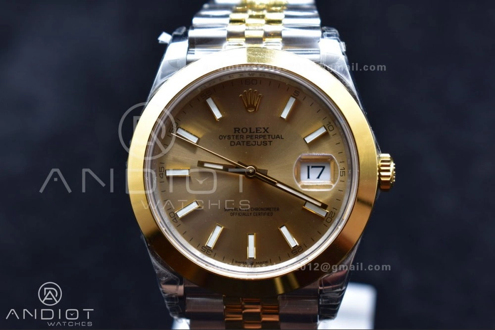 TravelReady DateJust 41 126331 VSF 1:1 Best Edition 904L Steel Yellow Gold Dial On SS YG Jubilee Bracelet VS 396