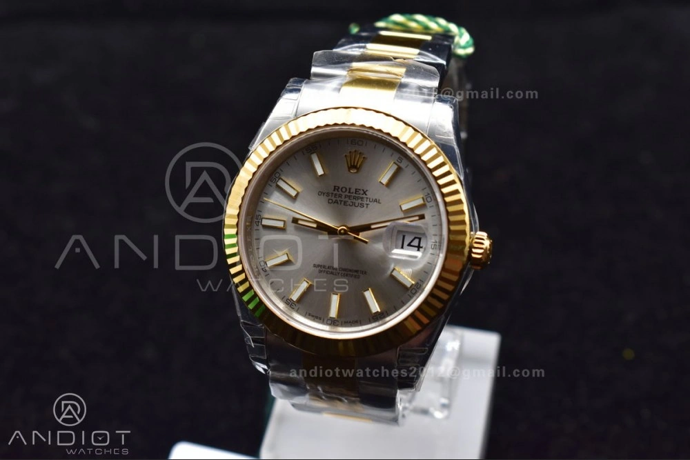DateJust 41 126333 904L SS YG VSF 1:1 Best Edition Silver Dial on Oyster Bracelet VS UrbanStyle 596