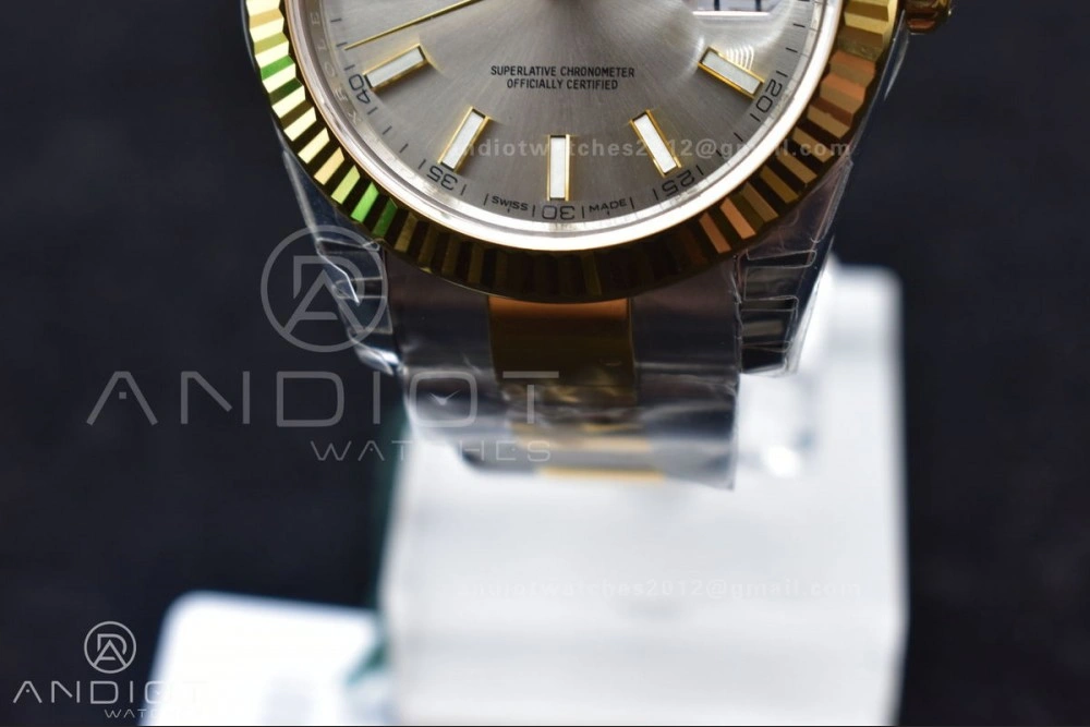 DateJust 41 126333 904L SS YG VSF 1:1 Best Edition Silver Dial on Oyster Bracelet VS UrbanStyle 596