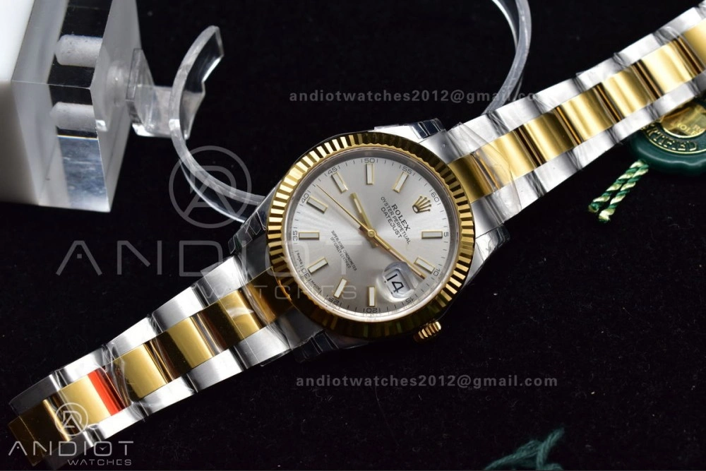 DateJust 41 126333 904L SS YG VSF 1:1 Best Edition Silver Dial on Oyster Bracelet VS UrbanStyle 596