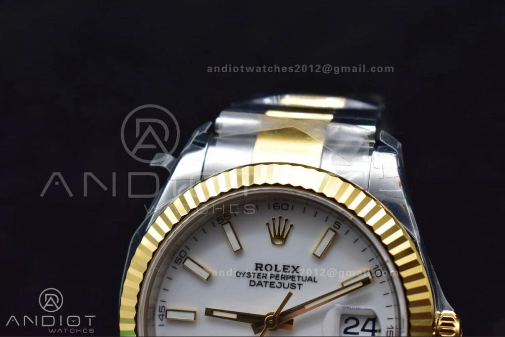 DateJust 41 126333 904L SS YG VSF 1:1 Best Edition White Dial on Oyster Bracelet VS Lightweight 599
