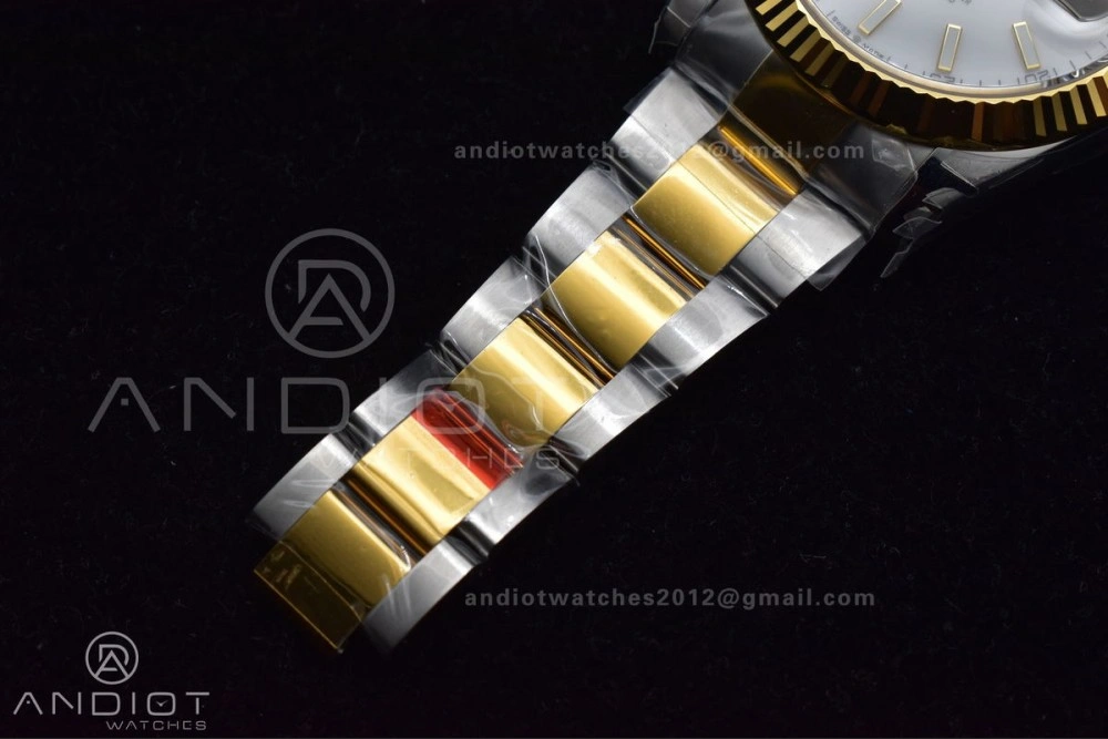 DateJust 41 126333 904L SS YG VSF 1:1 Best Edition White Dial on Oyster Bracelet VS Lightweight 599