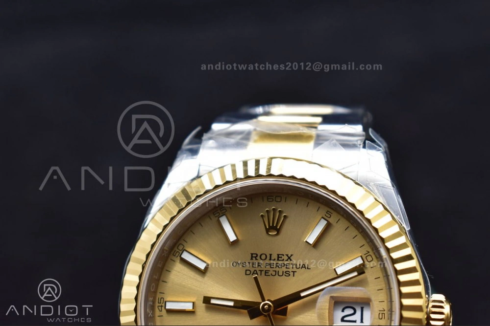 DateJust 41 126333 904L SS YG VSF 1:1 Best Edition YG Dial on Oyster Bracelet VS Lightweight 600