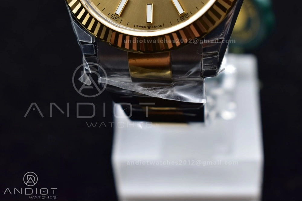 DateJust 41 126333 904L SS YG VSF 1:1 Best Edition YG Dial on Oyster Bracelet VS Lightweight 600