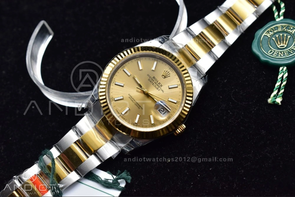 DateJust 41 126333 904L SS YG VSF 1:1 Best Edition YG Dial on Oyster Bracelet VS Lightweight 600