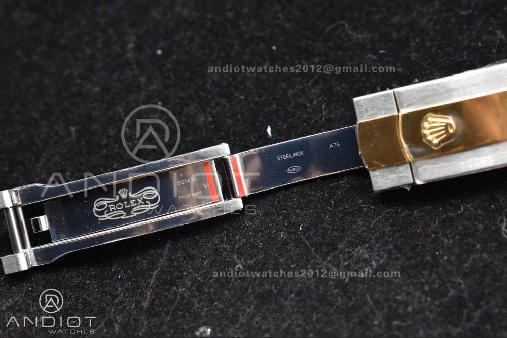 Compact DateJust 41 126333 Clean 1:1 Best Edition 904L Steel Black Stick Dial on SS YG Oyster Bracelet VR 605