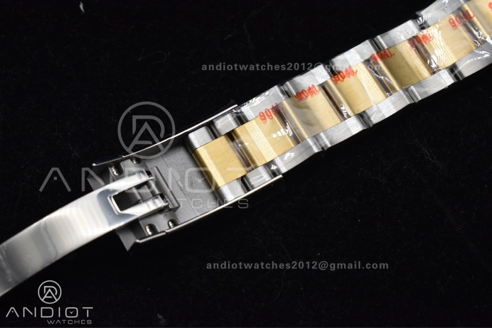 Compact DateJust 41 126333 Clean 1:1 Best Edition 904L Steel Black Stick Dial on SS YG Oyster Bracelet VR 605