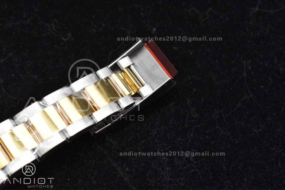 Compact DateJust 41 126333 Clean 1:1 Best Edition 904L Steel Black Stick Dial on SS YG Oyster Bracelet VR 605