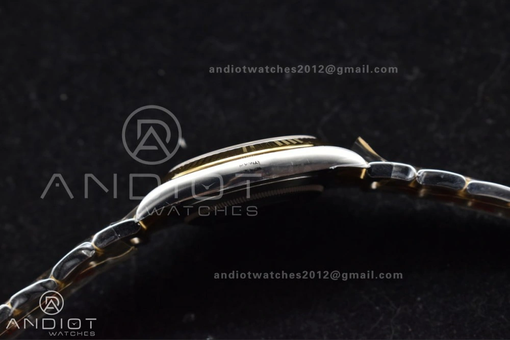 Compact DateJust 41 126333 Clean 1:1 Best Edition 904L Steel Black Stick Dial on SS YG Oyster Bracelet VR 605
