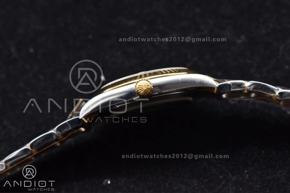 Compact DateJust 41 126333 Clean 1:1 Best Edition 904L Steel Black Stick Dial on SS YG Oyster Bracelet VR 605
