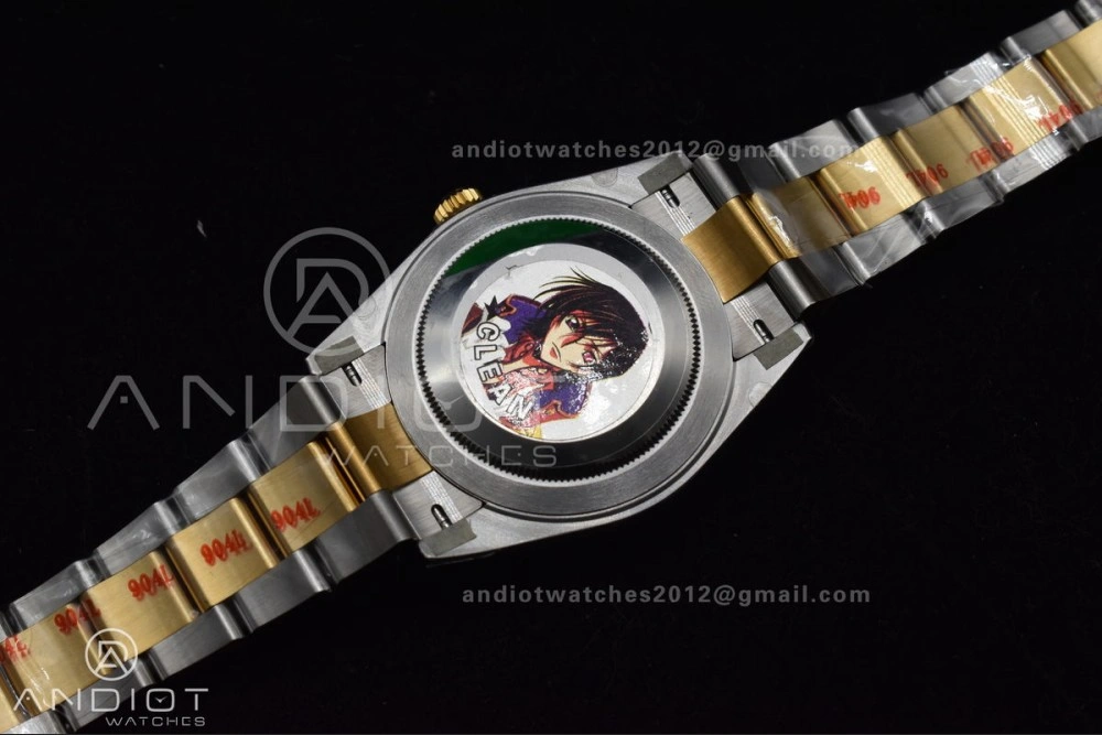 Compact DateJust 41 126333 Clean 1:1 Best Edition 904L Steel Black Stick Dial on SS YG Oyster Bracelet VR 605