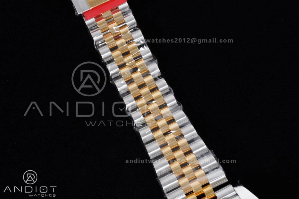 DateJust 41 126333 Clean 1:1 Best Edition 904L Steel Gray Dial Green Roman Marker on SS YG Jubilee Bracelet SH3235 (72 Hours Power Reserve) AllSeason 603