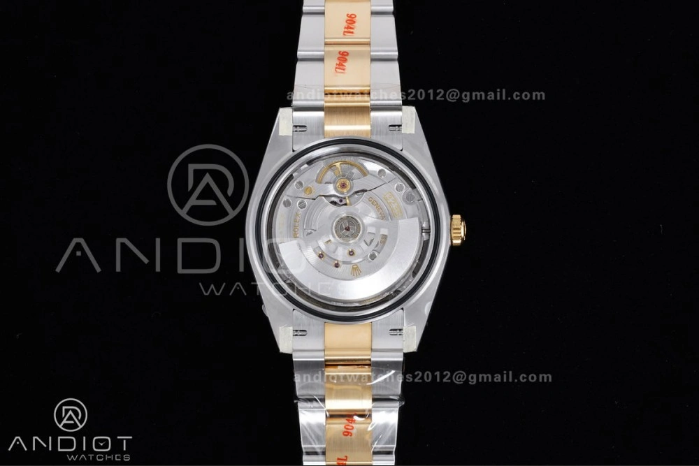 EasyCare DateJust 41 126333 Clean 1:1 Best Edition 904L Steel Gray Dial Green Roman Marker on SS YG Oyster Bracelet SH3235 (72 Hours Power Reserve) 604