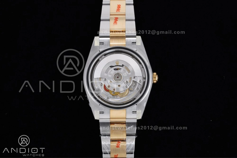 EasyCare DateJust 41 126333 Clean 1:1 Best Edition 904L Steel Gray Dial Green Roman Marker on SS YG Oyster Bracelet SH3235 (72 Hours Power Reserve) 604