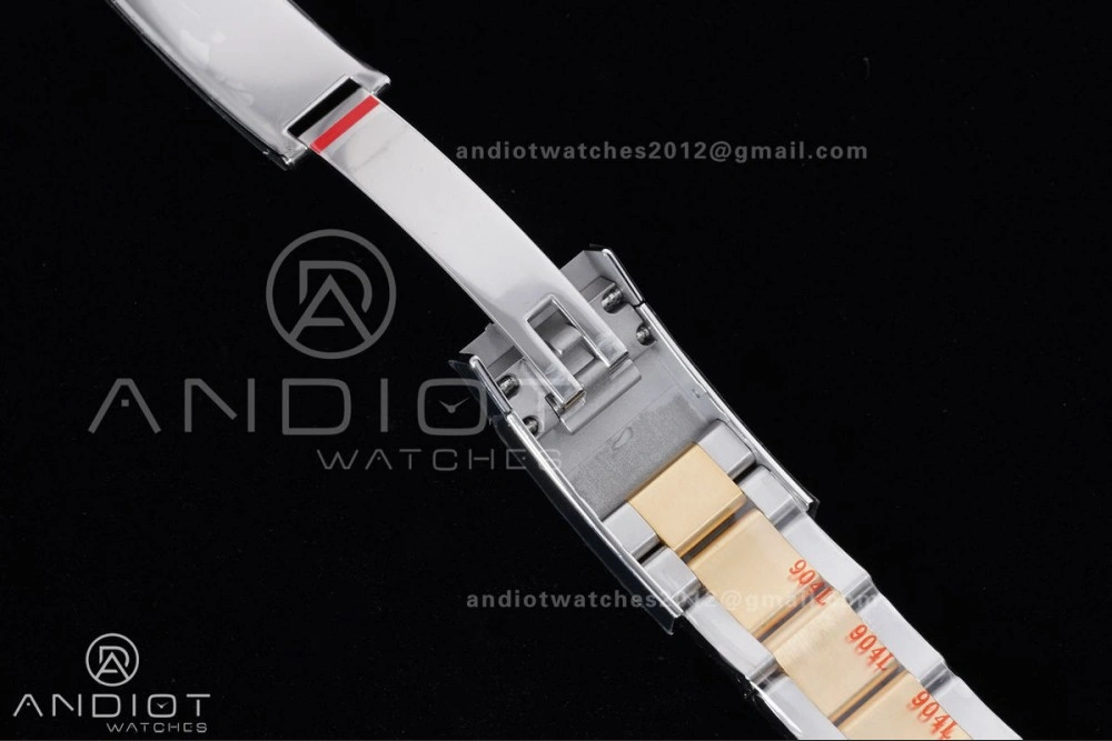 EasyCare DateJust 41 126333 Clean 1:1 Best Edition 904L Steel Gray Dial Green Roman Marker on SS YG Oyster Bracelet SH3235 (72 Hours Power Reserve) 604