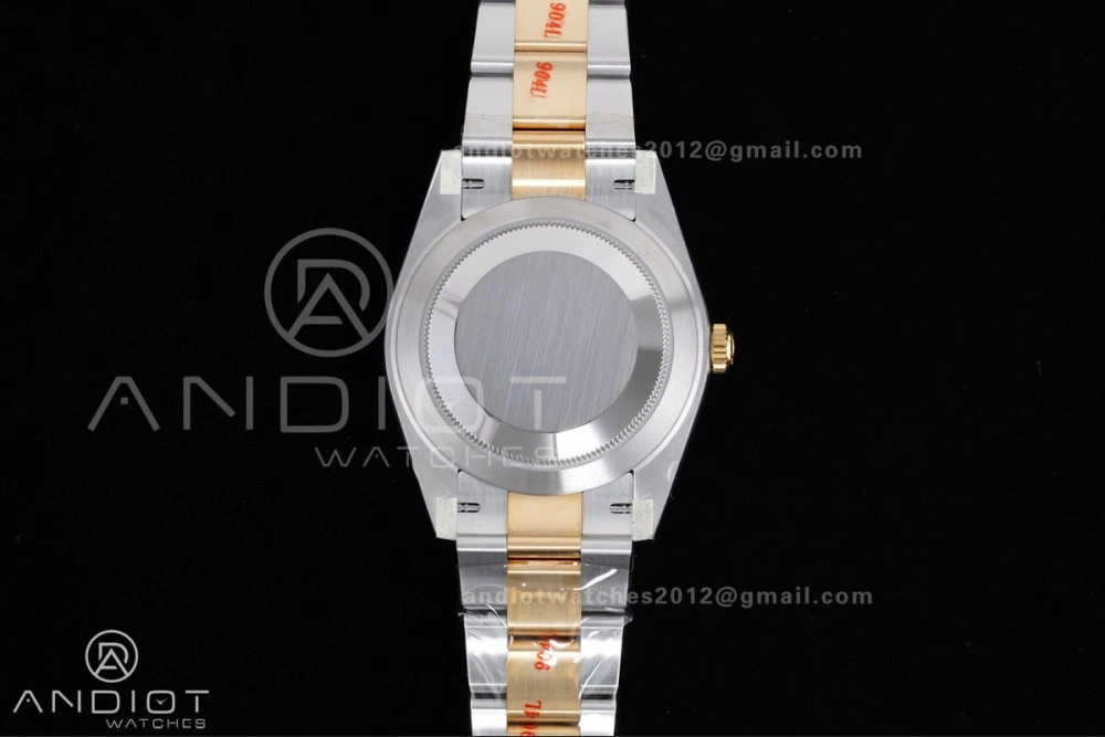 EasyCare DateJust 41 126333 Clean 1:1 Best Edition 904L Steel Gray Dial Green Roman Marker on SS YG Oyster Bracelet SH3235 (72 Hours Power Reserve) 604