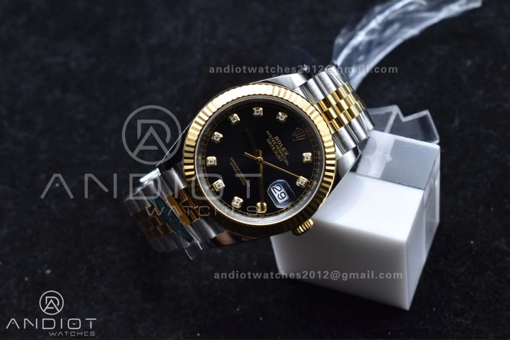 DateJust 41 126333 Clean 1:1 Best Edition 904L Steel YG Diamonds Dial On SS YG Jubilee Bracelet VR Functional 609