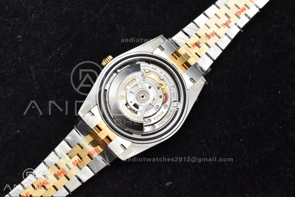DateJust 41 126333 Clean 1:1 Best Edition 904L Steel YG Diamonds Dial On SS YG Jubilee Bracelet VR Functional 609
