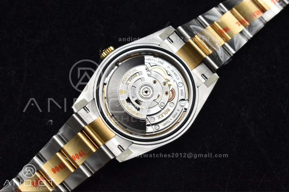 RelaxedFit DateJust 41 126333 Clean 1:1 Best Edition 904L Steel YG Stick Dial on SS YG Oyster Bracelet VR 619